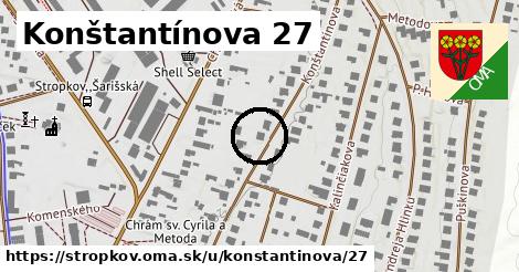 Konštantínova 27, Stropkov