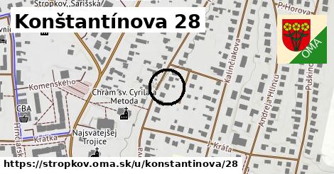 Konštantínova 28, Stropkov