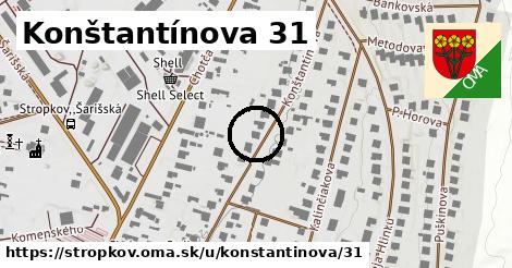 Konštantínova 31, Stropkov