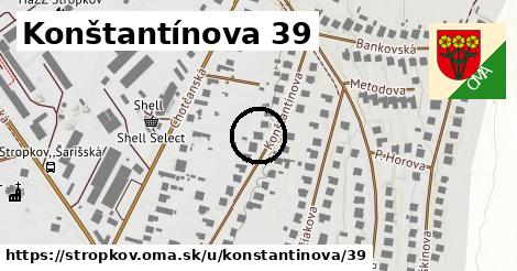 Konštantínova 39, Stropkov