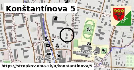 Konštantínova 5, Stropkov