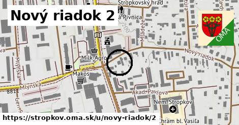 Nový riadok 2, Stropkov