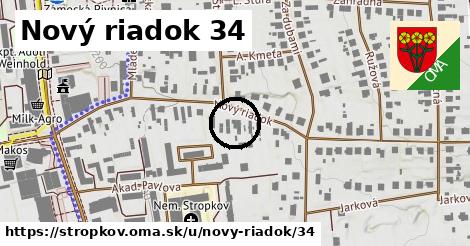 Nový riadok 34, Stropkov