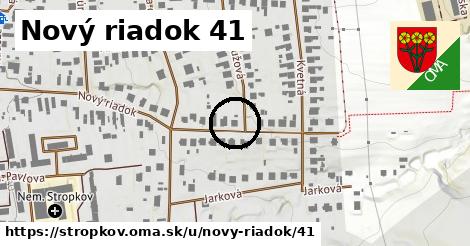 Nový riadok 41, Stropkov