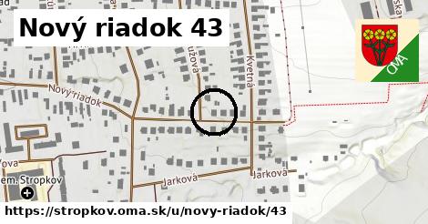 Nový riadok 43, Stropkov