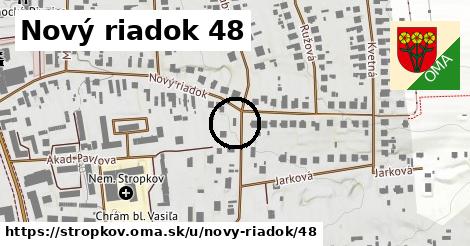 Nový riadok 48, Stropkov