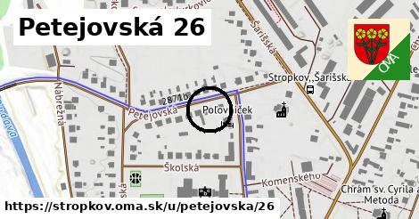 Petejovská 26, Stropkov