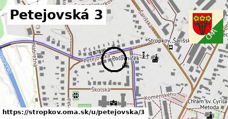 Petejovská 3, Stropkov