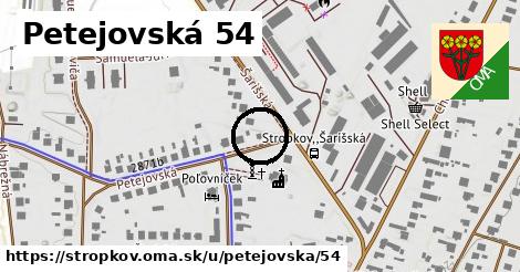 Petejovská 54, Stropkov