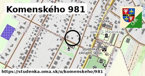 Komenského 981, Studénka