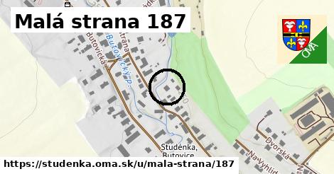 Malá strana 187, Studénka