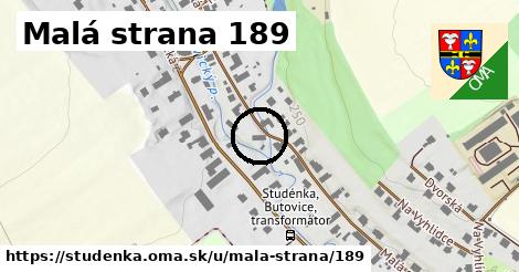 Malá strana 189, Studénka