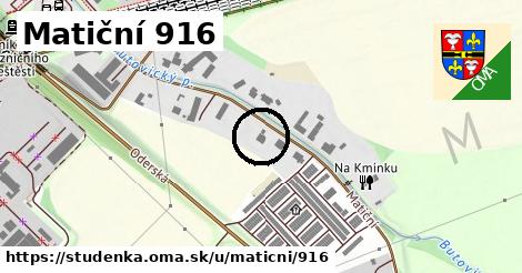 Matiční 916, Studénka