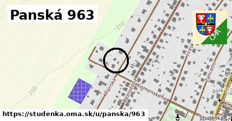 Panská 963, Studénka