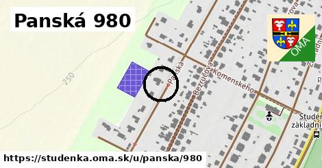 Panská 980, Studénka