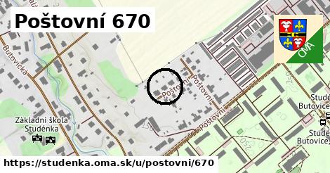 Poštovní 670, Studénka