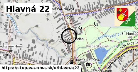 Hlavná 22, Stupava