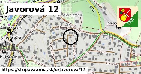 Javorová 12, Stupava