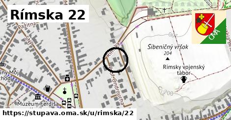 Rímska 22, Stupava