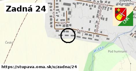 Zadná 24, Stupava