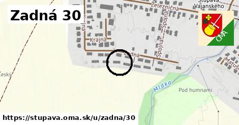 Zadná 30, Stupava