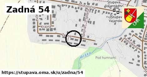 Zadná 54, Stupava