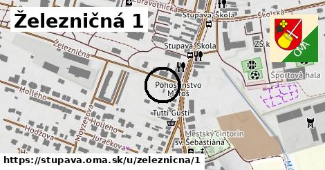 Železničná 1, Stupava