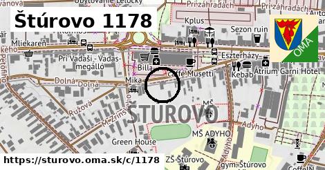 Štúrovo <span class="supisne">1178</span>