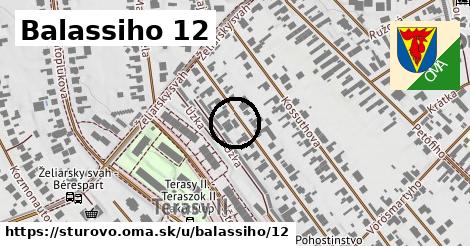 Balassiho 12, Štúrovo