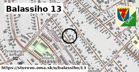 Balassiho 13, Štúrovo