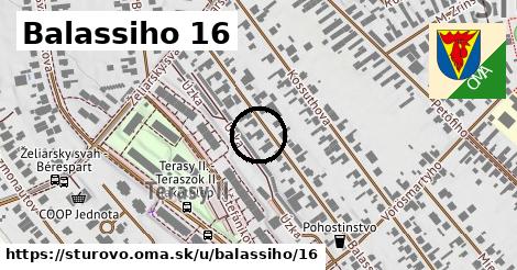 Balassiho 16, Štúrovo