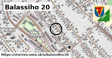 Balassiho 20, Štúrovo