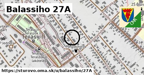 Balassiho 27A, Štúrovo