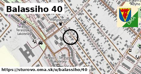 Balassiho 40, Štúrovo