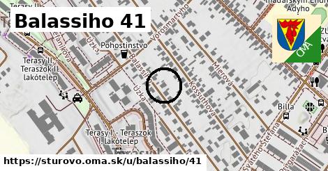 Balassiho 41, Štúrovo