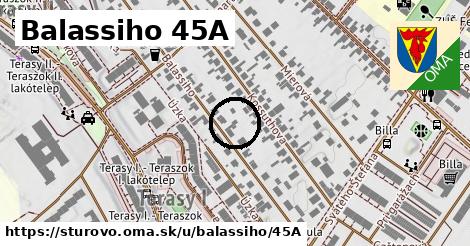 Balassiho 45A, Štúrovo