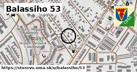 Balassiho 53, Štúrovo