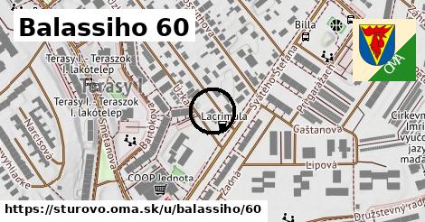 Balassiho 60, Štúrovo