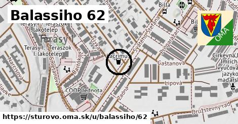 Balassiho 62, Štúrovo