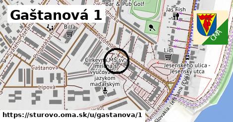 Gaštanová 1, Štúrovo