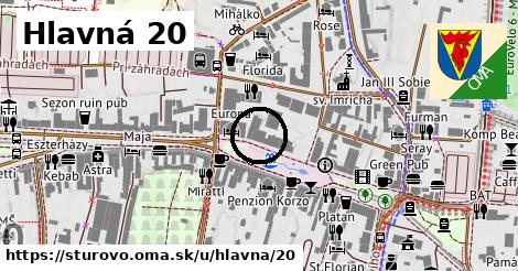 Hlavná 20, Štúrovo