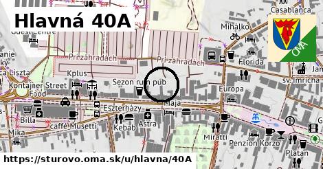 Hlavná 40A, Štúrovo