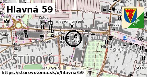 Hlavná 59, Štúrovo