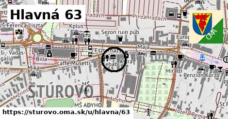 Hlavná 63, Štúrovo