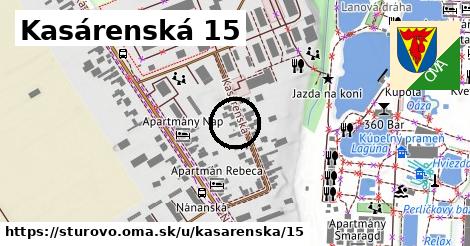 Kasárenská 15, Štúrovo