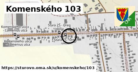 Komenského 103, Štúrovo