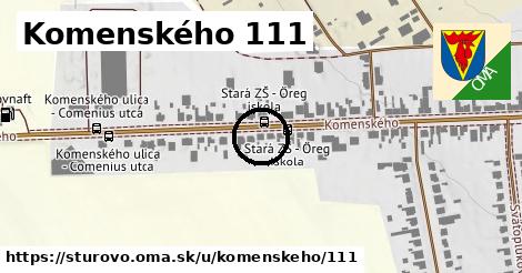 Komenského 111, Štúrovo