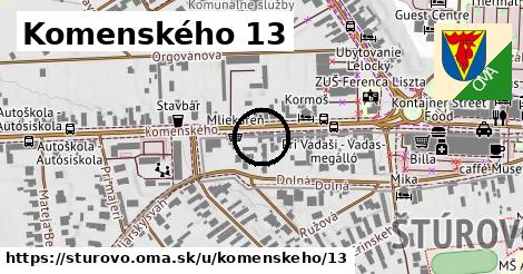 Komenského 13, Štúrovo