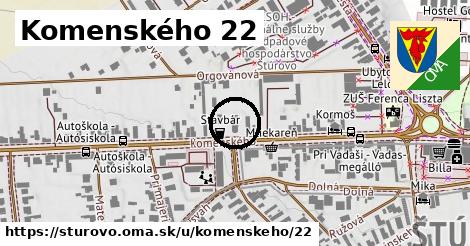 Komenského 22, Štúrovo