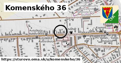 Komenského 36, Štúrovo